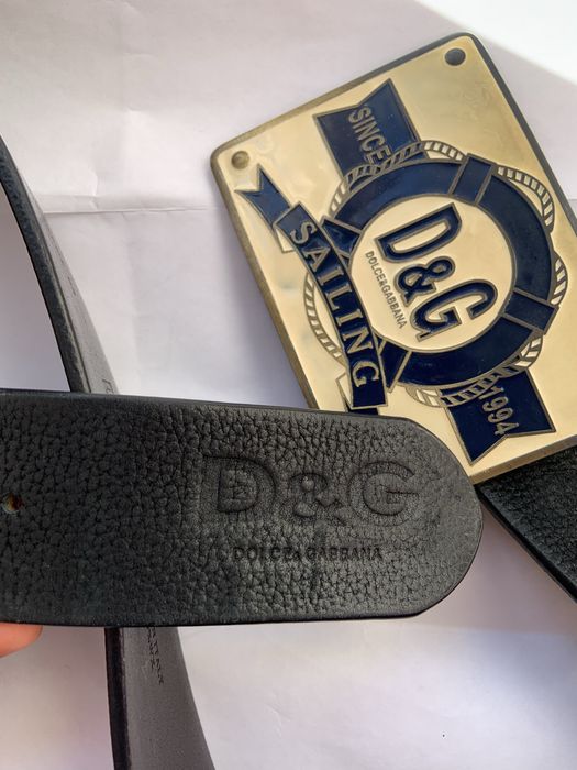 Винтажный ремень D&G Sailing 1994 Made in Italy