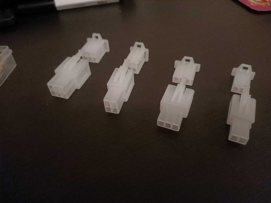 Conector de crimpagem com 2/3/4/6 pinos