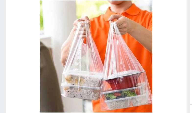 Reklamówki jednorazowe zrywki na rolce mocne grube 5kg +GRATIS