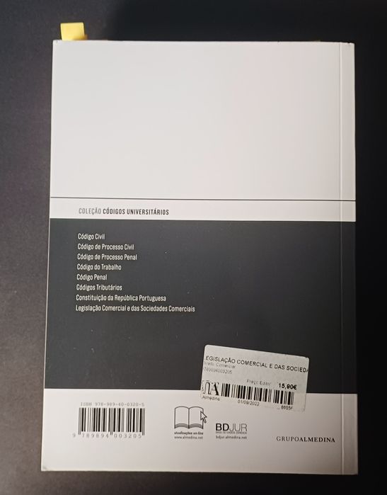 Legislação Comercial e das Sociedades Comerciais Almedina
