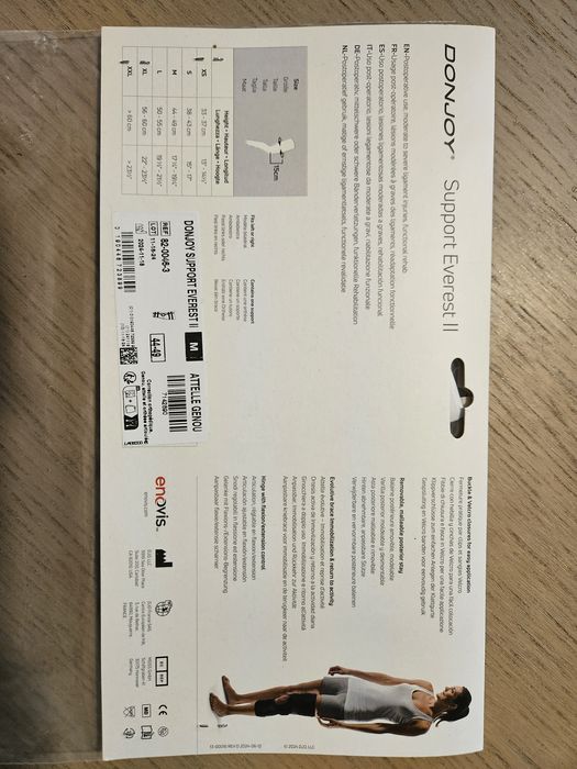 Suporte ortopedico para joelho, tamanho M