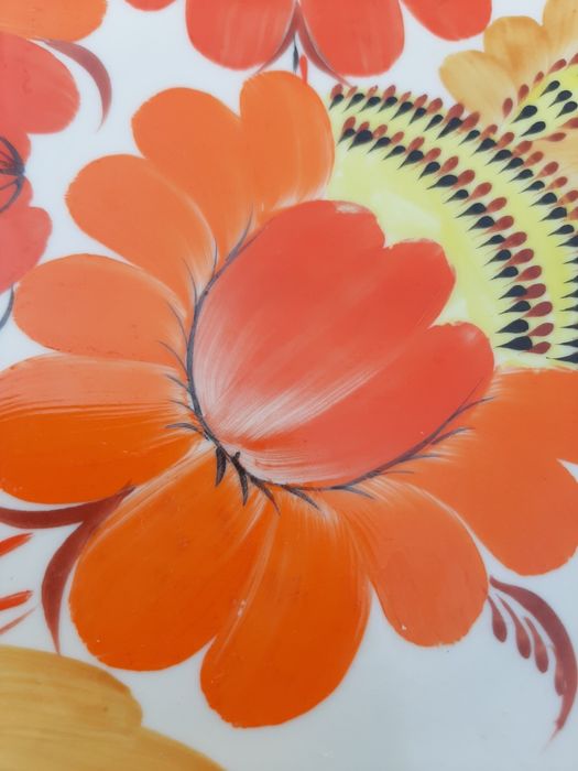 Фарфоровая Настенная Тарелка Барановка Диаметр 25