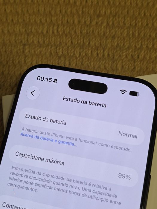 iPhone Air 256GB Black como novo