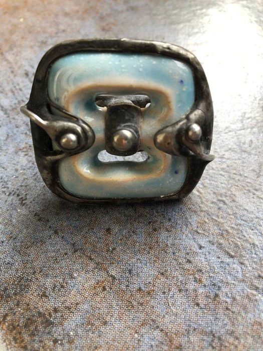 Кулон + кольцо (керамика)