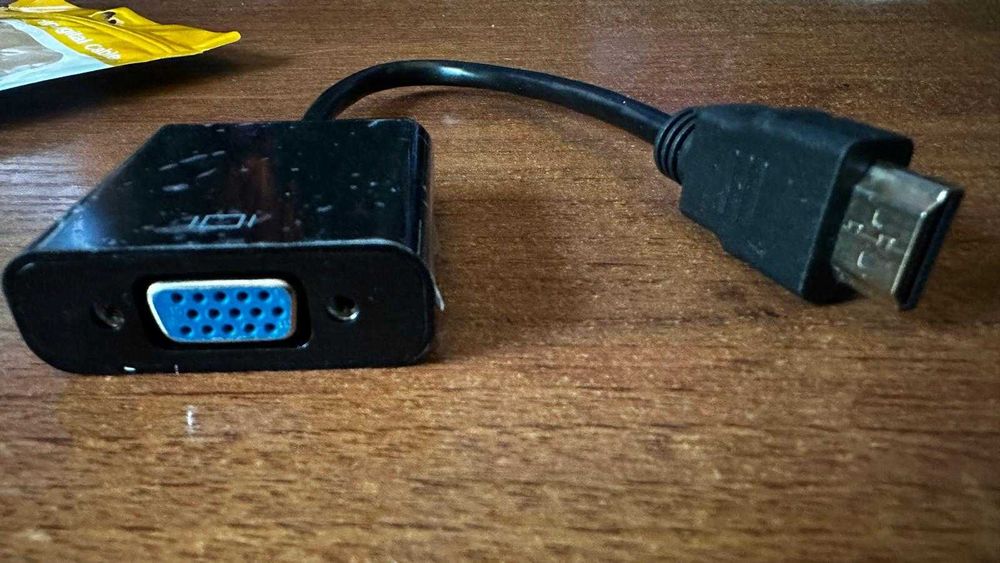 Adapter z HDMI na VGA + złącze audio mini jack