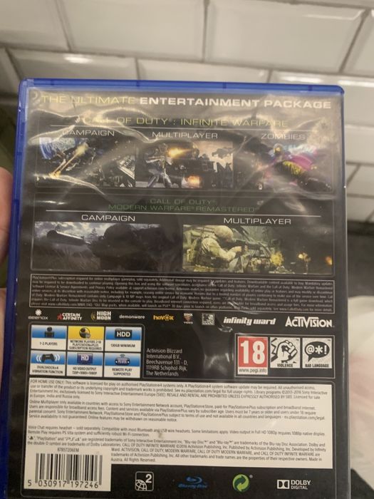 Vendo o call of duty da ps4