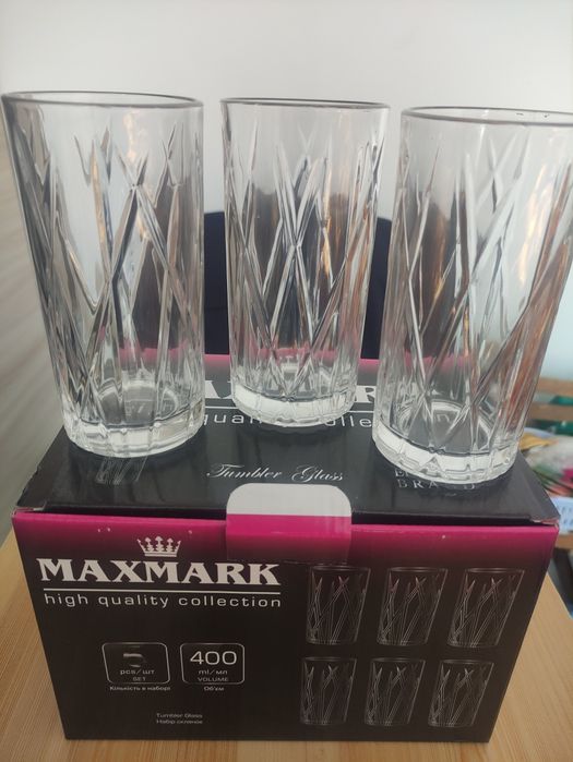 Продам хрусталь и новые бокалы.