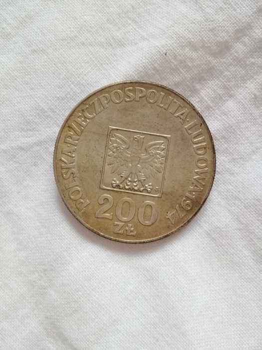 Moneta 200 zł z 1974r.
