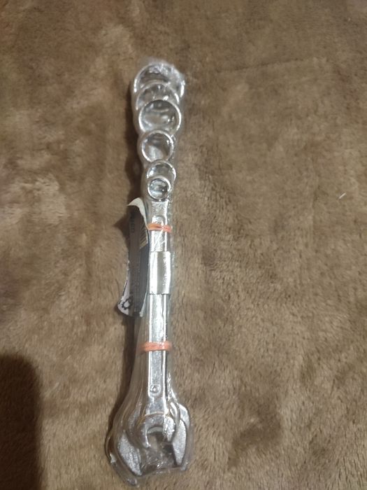 Zestaw 6 szt. kluczy płaskich dwustronnych