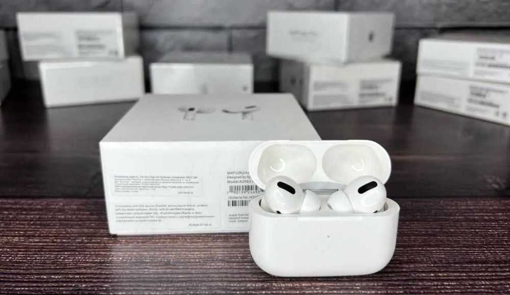 Airpods Pro с шумоподавлением 1в1 Беспроводные Наушники +чехол