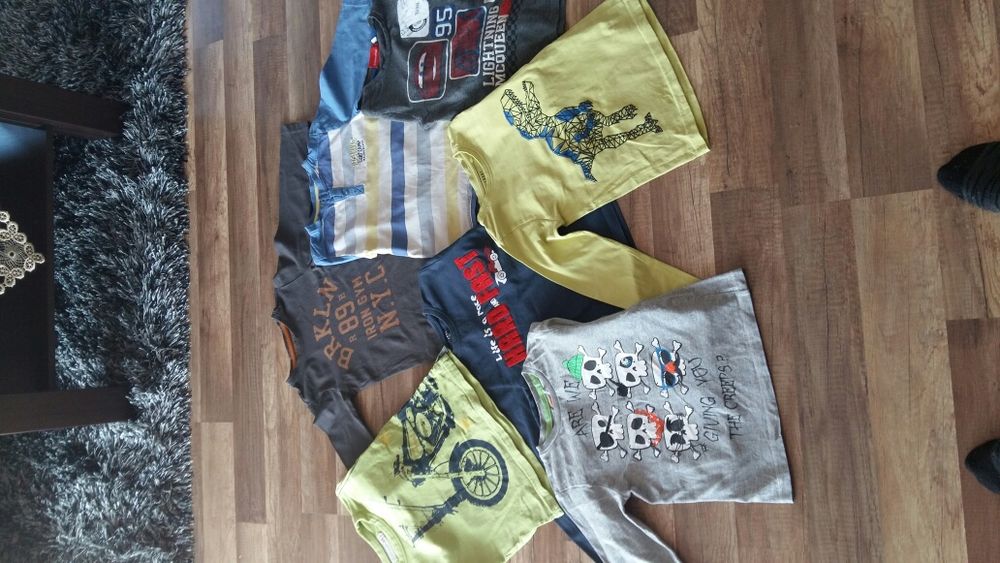 Paczka ubranek dla chłopca rozmiar 104, 110, 116 - 21 sztuk