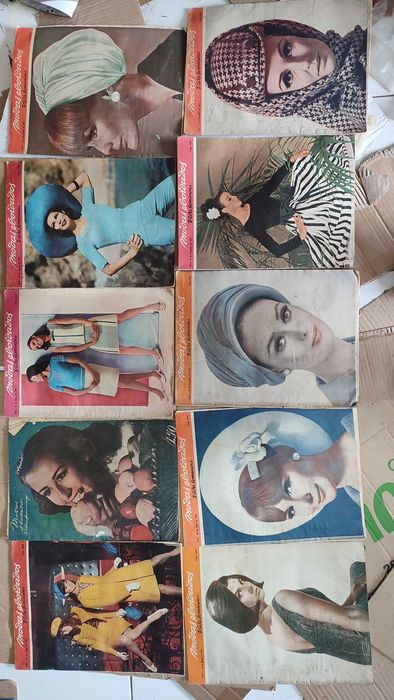 27 Revistas antigas Modas e Bordados