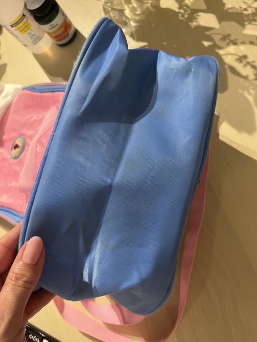 Lancheira térmica Luluca original rosa e azul