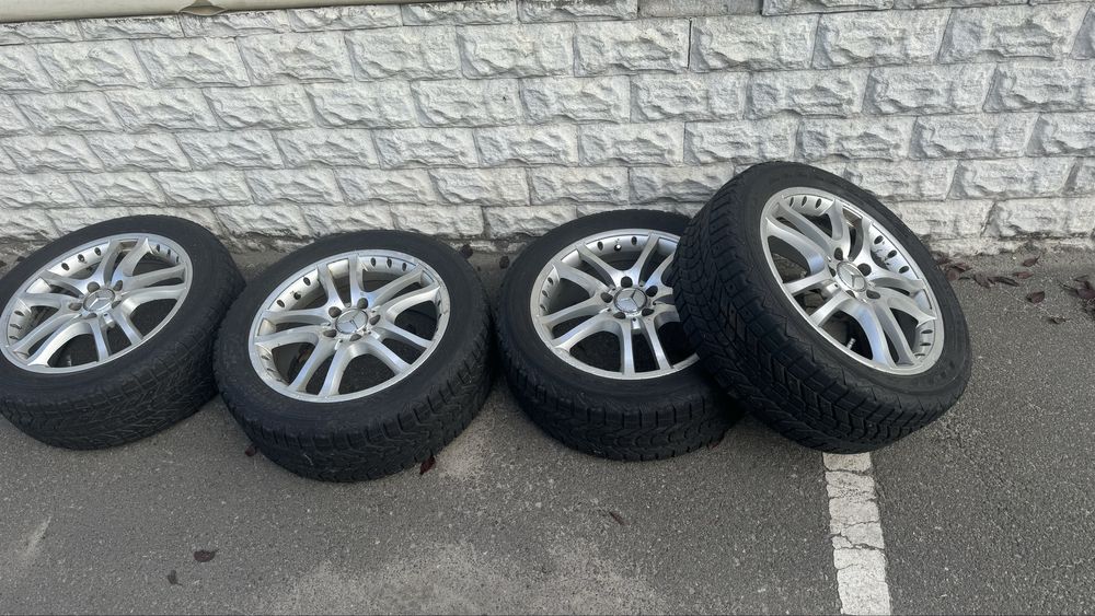 Диски 5x112 R17 Mercedes BRABUS monoblock S резина 245/45/17 зима: 50 ...