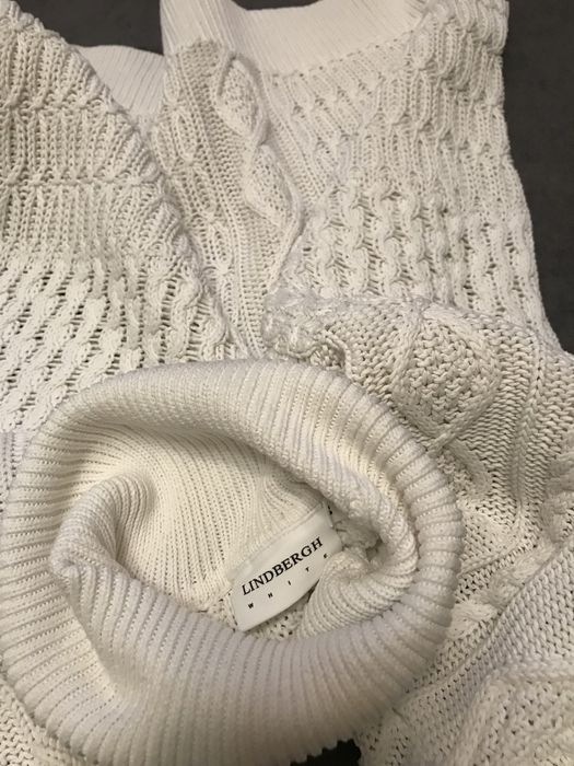 Sweter golf biały Lindbergh r.M