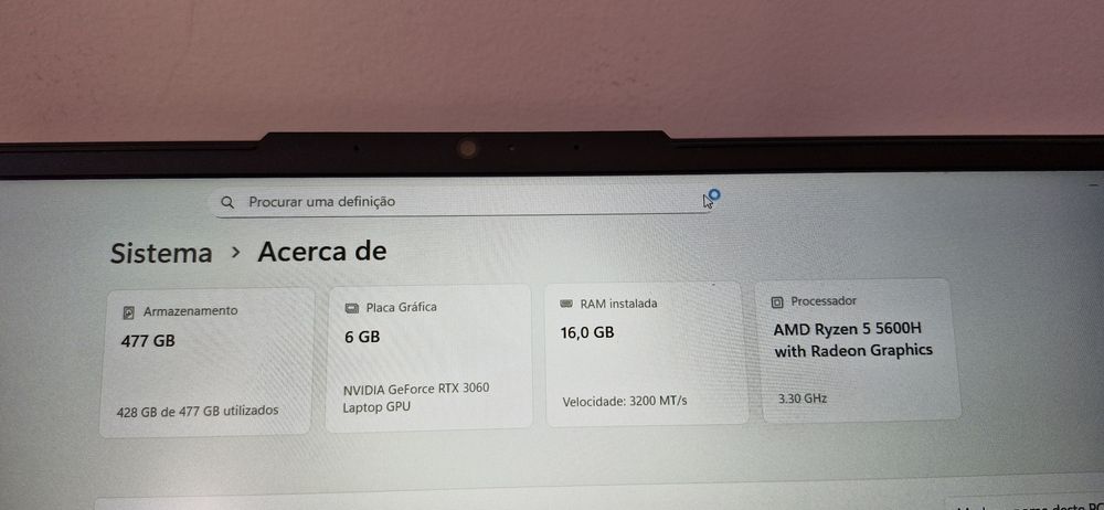 Portátil Lenovo Legion 5