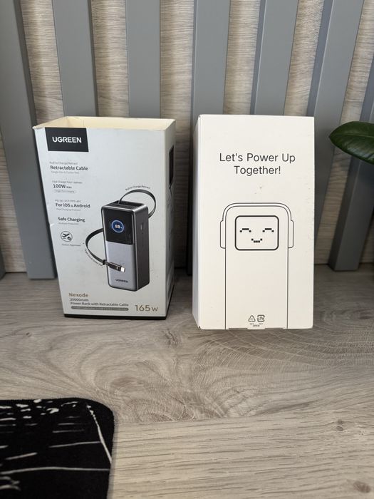 UGREEN Nexode 20000mAh 165W Power Bank з вбудованим кабелем, опт
