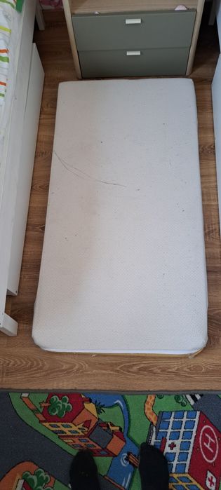 Materac do łóżeczka 120x60 pianka, biały