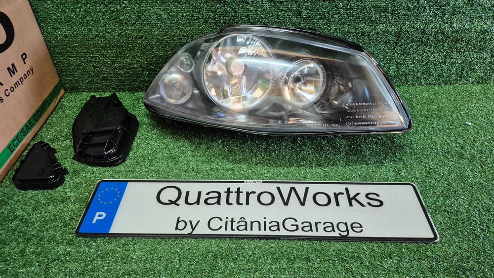 Otica Farol Direito Seat Ibiza 6L Cordoba 6L 2002 a 2009 Ref. 445-1115R-LD-EM NOVO DEPO