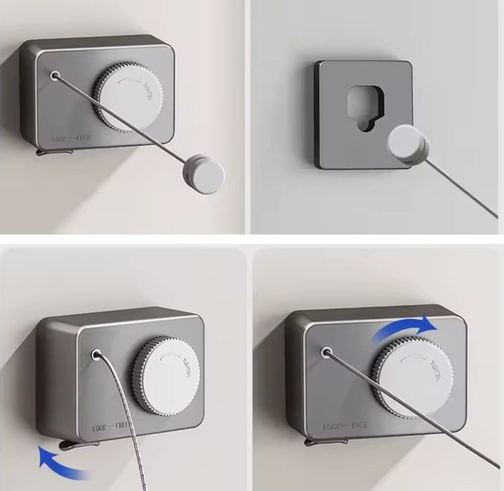 Varal de roupa retrátil  *novo*