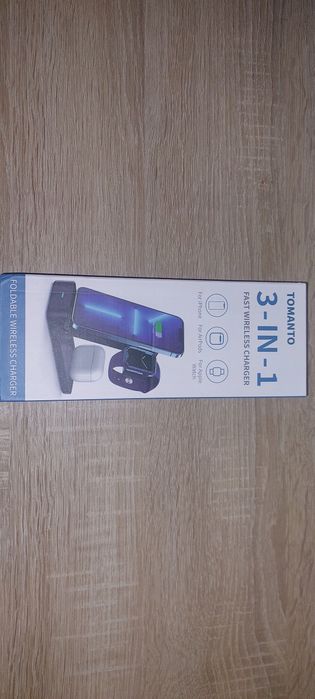 Ładowarka bezprzewodowa 3 w 1 Tomanto W-316 Samsung iPhone