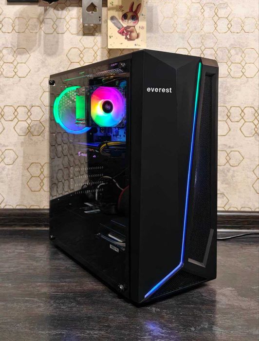 Ігровий ПК Ryzen 5 3600 RX 580 8GB 16 DDR4 6/12 Ядер AM4 B450 SSD+HDD