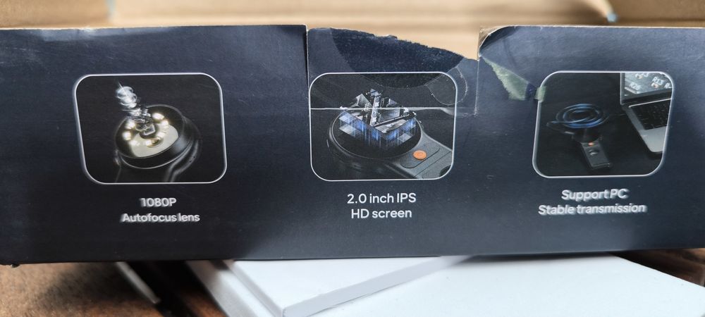 Microscópio digital ampliador lupa dobrável