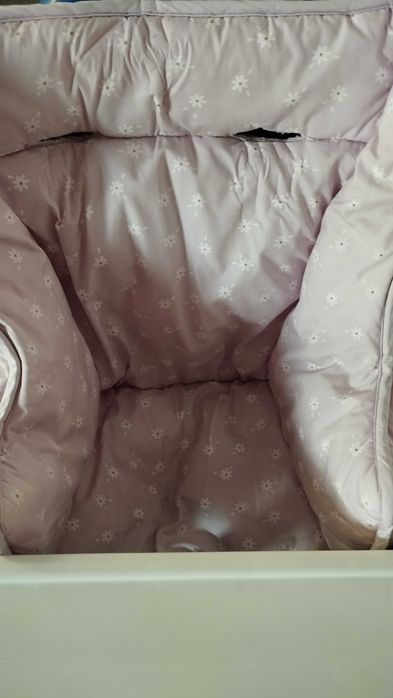 Proteção almofadada para cadeira de refeição de bebe impermeável