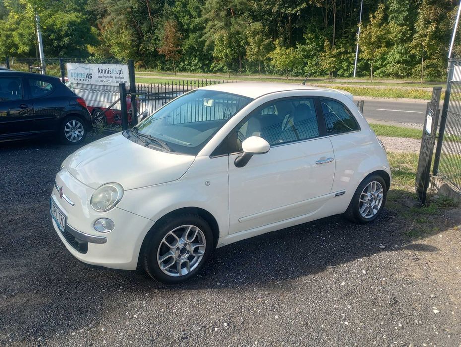 Fiat 500 1.2B 69KM 2009r * el szyby klimatyzacja grzane fotele * TORUŃ