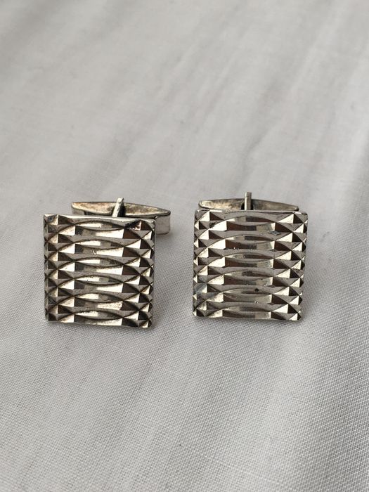 Spinki Warmet srebro „3” etui