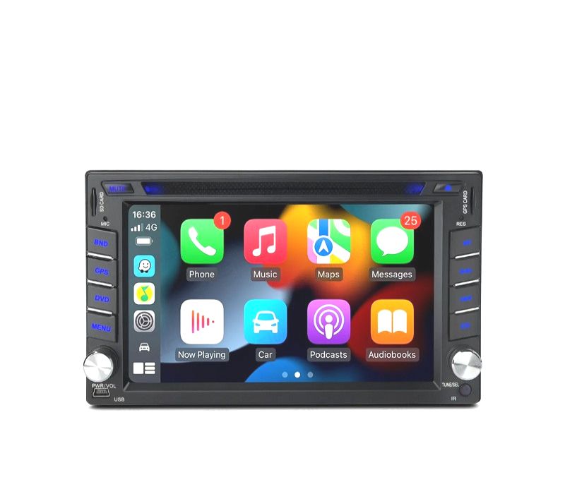 AUTO RADIO ANDROID 12 GPS DVD 2DIN HD TÁCTIL BLUETOOTH USB SD