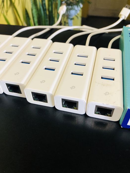 Мережевий адаптер TP-LINK UE330 1xGE, 3xUSB3.0, USB3.0