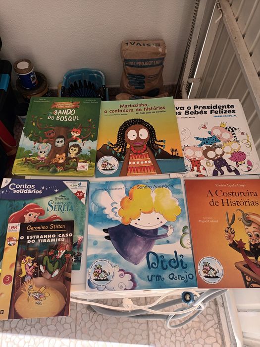 Lote 7 livros infantis