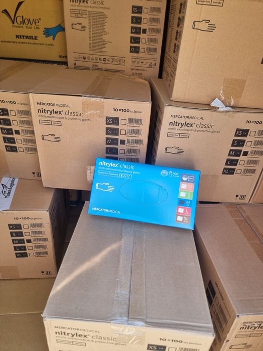 Rękawiczki nitrylowe