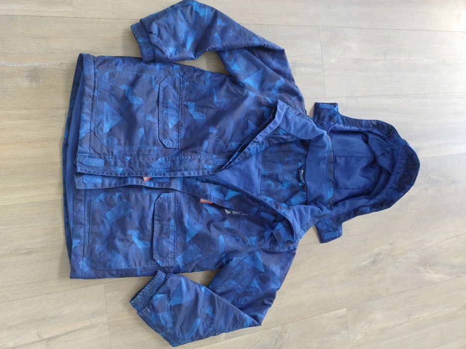 Zimowa kurtka 134/140 narciarska granatowa Crivit