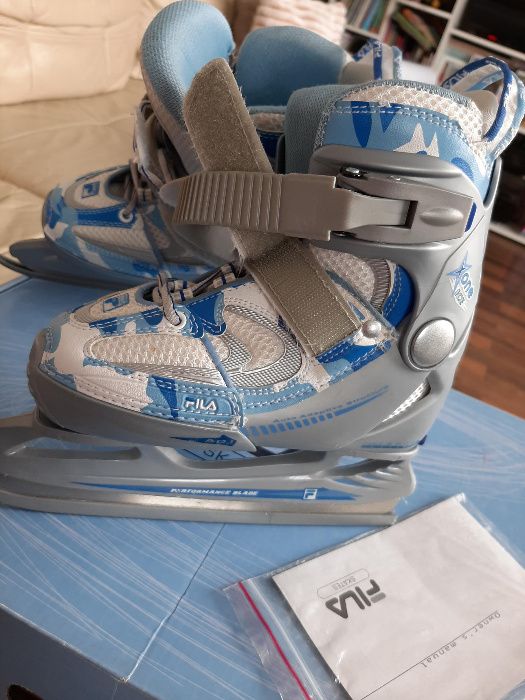 Łyżwy FILA X ONE ICE jak nowe, regulowane 29-32