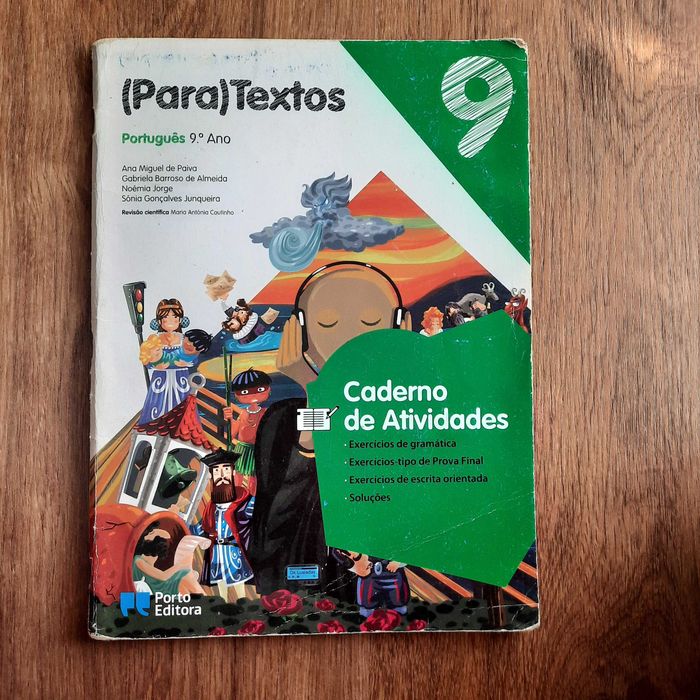 Português 9º ano, Caderno de Atividades da Porto Editora (Para) Textos