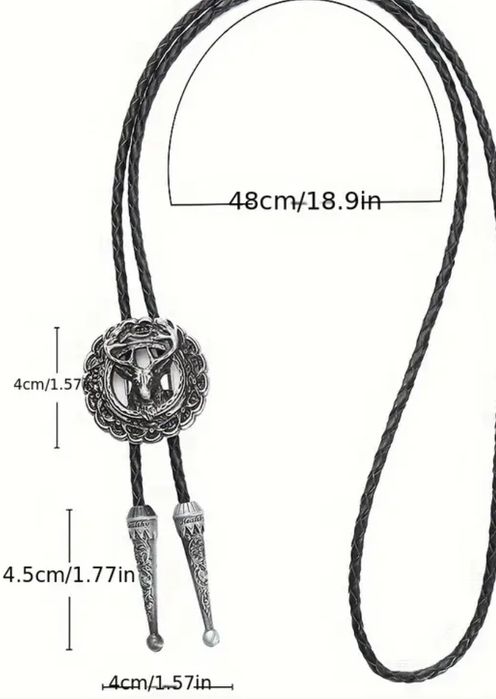 BOLO Krawatnik ozdoba przypinka myśliwska do munduru leśnika na łowy.