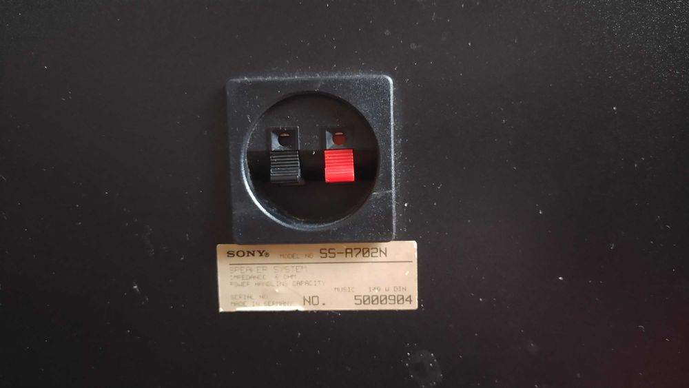 Kolumny głośniki Sony SS-A702N czarne mocny bas 20cm