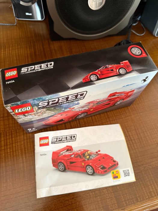 Caixa Lego Ferrari F40 - Apenas Caixa e Manual