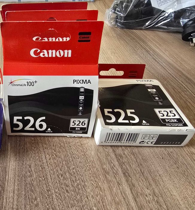 Tusz czarny Canon 525, 526