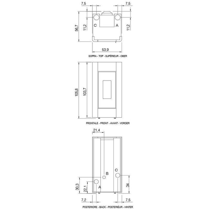 Salamandra canalizavel Cadel Prince3 Plus Canalizavel