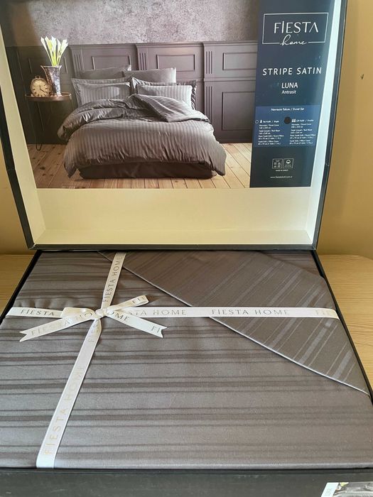 постельное белье Fiesta  страйп-сатин Турция евро