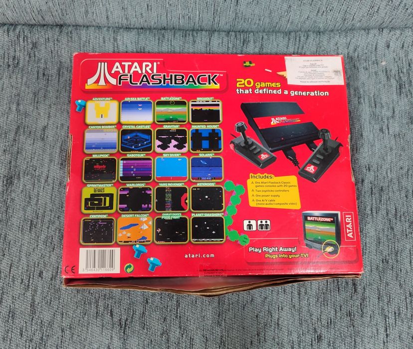Atari Flashback 1
New, never used.

Box with some damage64586494134530123