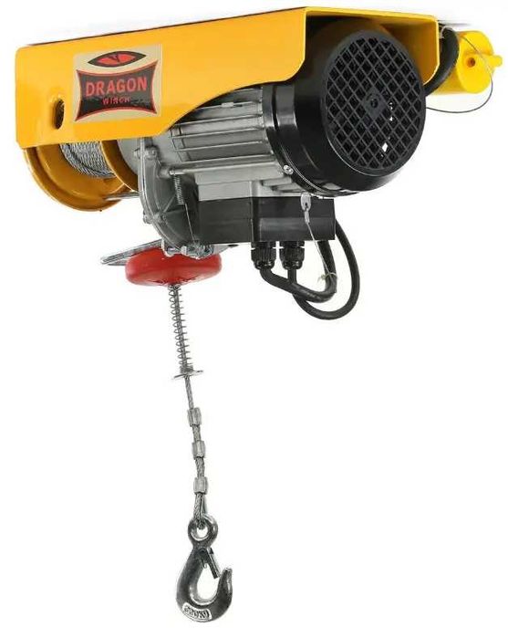 Тельфер електричний 300-600кг DRAGON WINCH лебідка лебедка электро