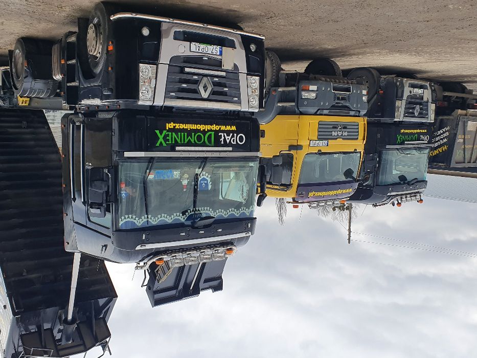 Usługi transportowe wywrotki oski i wanny