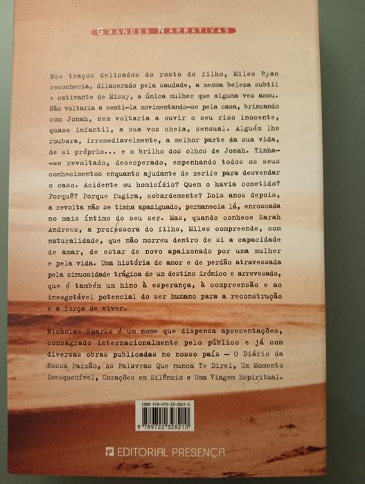 Uma promessa para toda a vida – Nicholas Sparks		Novo!*
