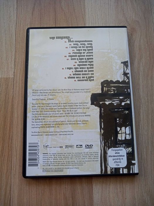 Ben Harper and The Blind Boys of Alabama Live at the Apollo DVD