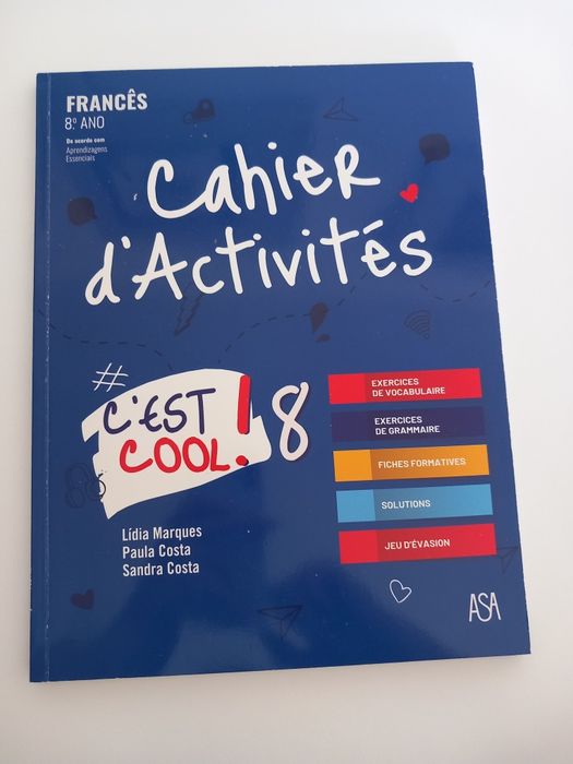 Cahier d`Activites - C`Est Cool 8° Ano - IMPECÁVEL