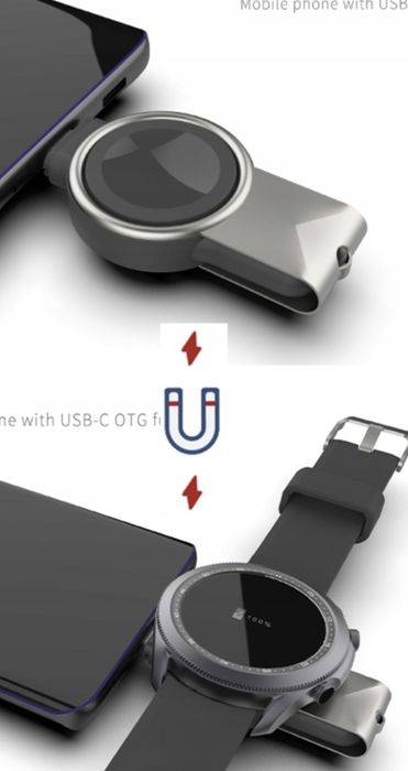 Galaxy Watch ładowarka indukcyjna USB kieszonkowa